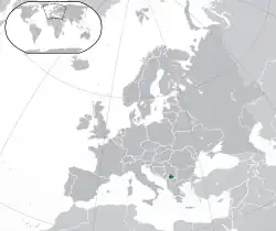 Location in Europe