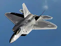 The F-22 Raptor.