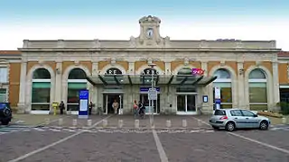 Narbonne train station.