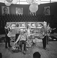 The Bonzo Dog Doo-Dah Band in 1968. Rodney Slater is on the far left of the picture.