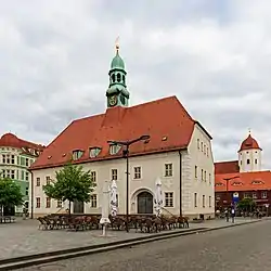 The town hall in Finsterwalde