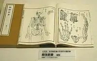 Kaitai Shinsho, Japan's first treatise on Western anatomy, published in 1774.