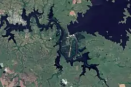 Flooding along the Rio Negro.