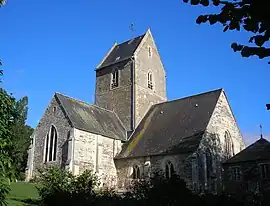 The church in Saint-Georges-d'Aunay