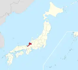 Fukui Prefecture in Japan