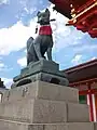 Statue of Inari (Fushimi Inari Taisha, Kyoto City)