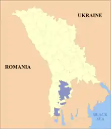 Gagauzia map