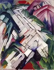 Franz Marc,Gebirge (Mountains), 1911-1912