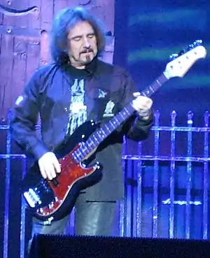 Geezer Butler performing with Heaven & Hell in 2007.