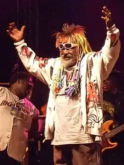 George Clinton performing in 2007