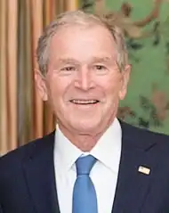 George W. Bush  (2001–2009) (1946-07-06) July 6, 1946 (age 77)