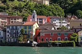 Gerra (Gambarogno) at the Lake Maggiore