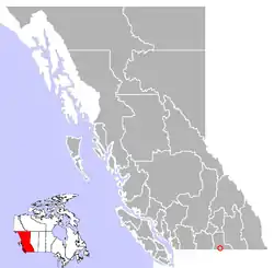 Where Greenwood is located in British Columbia