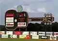 Greer Stadium had a special guitar-shaped scoreboard to display the score of the game.