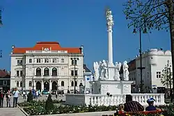 Main square with Marian column