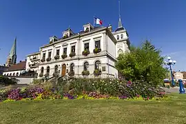 The town hall in Bischheim