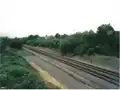 Haddenham's demolished old station in 2007. It was closed, along with some other Buckinghamshire stations in the 1960s.