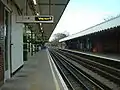 Looking north ('eastbound') from platform 2