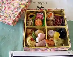 Traditional Bento dish made for hanami.