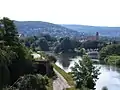 Confluence of Werra and Fulda at Hann. Münden