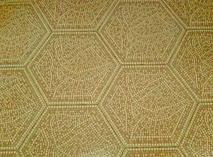 Hexagonal floor tessellations (in Rome)