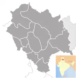 Map of Himachal