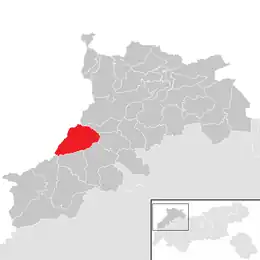 Location in the district