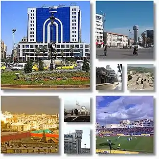 Homs city landmarks
Al Shuhadaa Square and The Old Clock Tower  • The New Clock Tower Square  • Al Dablan Street  • Krak des Chevaliers  • Khalid ibn al-Walid Stadium  • Khalid ibn al-Walid Mosque  • The New Clock Tower  • City landscape from Rooftops