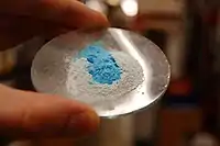 Difference between anhydrous and hydrated copper sulfate