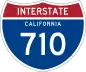 Interstate 710 and State Route 710 marker