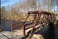 River Iecava and bridge