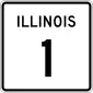 Illinois state route marker