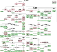 Diagram of the connections among Indo-European languages