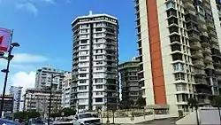 Buildings along Isla Verde Ave. in Carolina