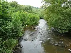 The Isle river in Jumilhac-le-Grand