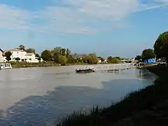 The Isle river in Libourne