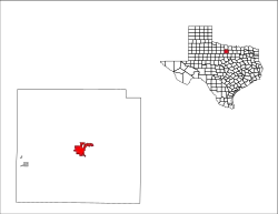 Location of Jacksboro, Texas