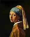 Girl with a Pearl Earring, Vermeer's most famous painting.