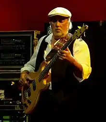 John McVie live with Fleetwood Mac on 3 March 2009 in St. Paul, Minnesota