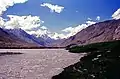 The Kun and Nun mountain range in Kargil.