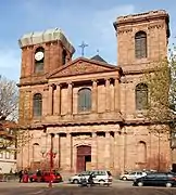 The St. Christophe cathedral, Belfort.