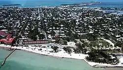 Aerial view of Key West