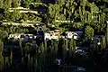 Birds eye view of the royal Khaplu Palace.