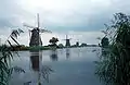 The windmills of Kinderdijk, the Netherlands