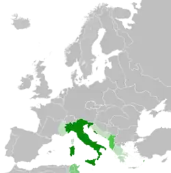 The Kingdom of Italy in 1942