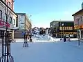 Street in the town of Kirkenes