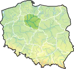 Location within Poland