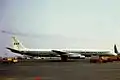 A Scandinavian Airlines plane at JFK Airport in 1970.