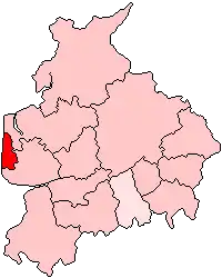 Shown within ceremonial Lancashire