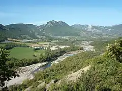 The Buëch between Ribiers and Sisteron